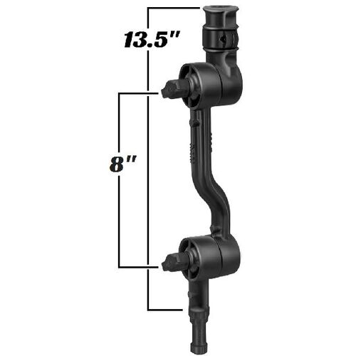 RAP-114-APB2U - RAM ADAPT-A-POST RTCHT 8" EXT SHORT POST