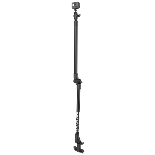 RAP-411-18-18-A-GOP1 - RAM TRACK BASE WITH 2 18" PIPES, SHORT ARM AND GO PRO ADAPTER