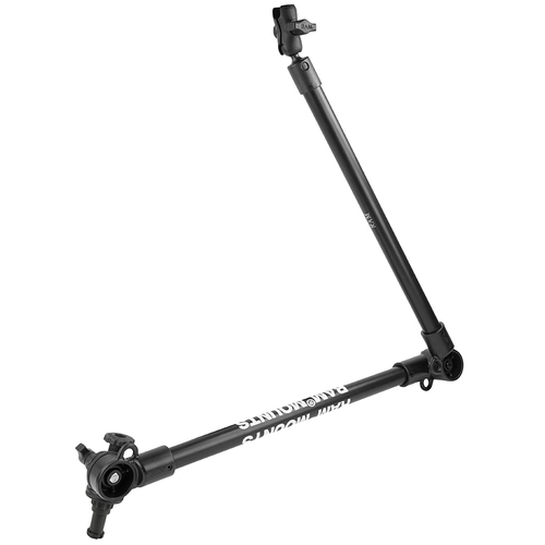 RAP-411-PSP-18-18-AU - RAM TOUGH POLE 48" CAMERA MOUNT W/ DOUBLE PIPE ARTICULATION