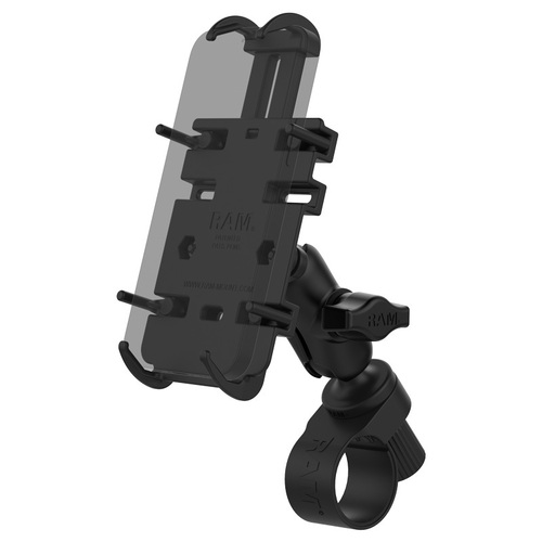 RAP-B-460-A-PD3U - UNPKD RAM HANDLEBAR MOUNT WITH QUICK-GRIP PHONE HOLDER SHORT ARM