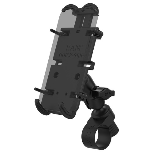 RAP-B-460-A-PD4U - UNPKD RAM HANDLEBAR MOUNT WITH QUICK-GRIP XL PHONE HOLDER SHORT ARM