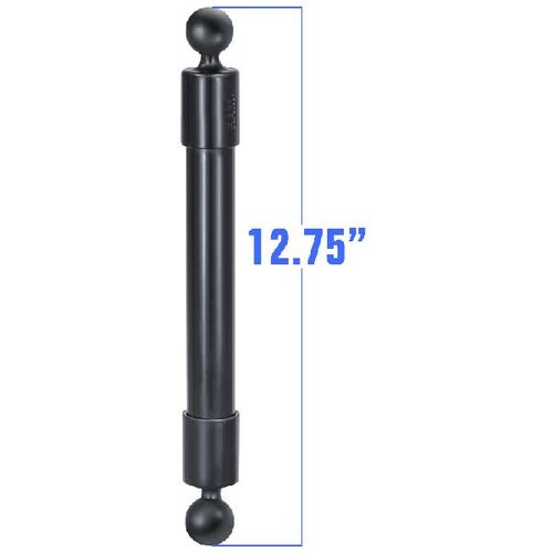 RAP-BB-230-14U - RAM 1" BALL TO 1" BALL EXT. POLE  12.75" LG