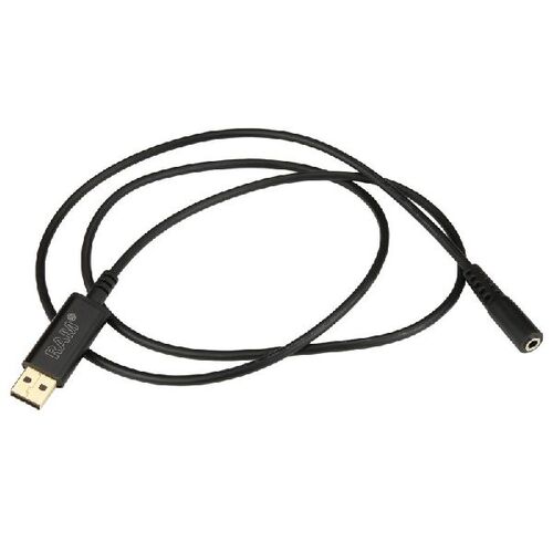 RAP-CAB-USBA-AUD35U - UNPKD RAM AUDIO ADAPTER CABLE USB TYPE A MALE TO 3.5MM AUDIO CONNECTOR FEMALE