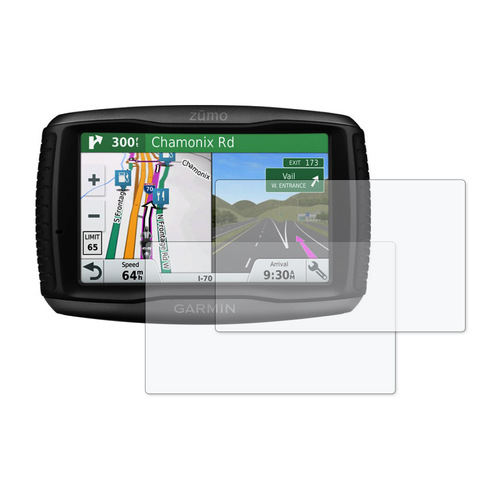 Speedo Angels Dashboard Screen Protector For GARMIN ZUMO 595LM  1 x Ultra Clear & 1 x Anti Glare