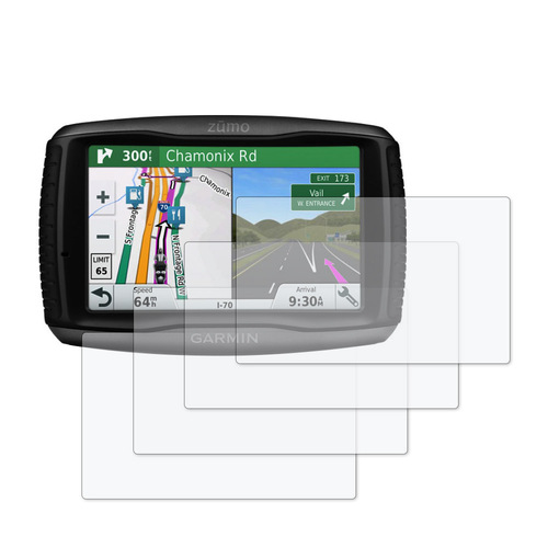 Speedo Angels Dashboard Screen Protector For GARMIN ZUMO 595LM  2 x Ultra Clear & 2 x Anti Glare