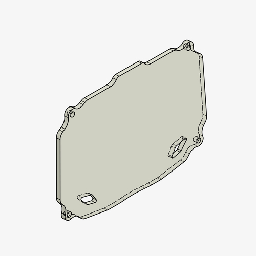 Bonamici Racing PMMA glass spare part Kawasaki ZX-4R - ZX-4RR / ZX-10R 21>