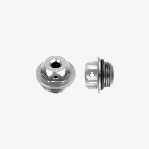 Bonamici Racing Aluminum oil cap for Ducati M22x1,5 - SILVER