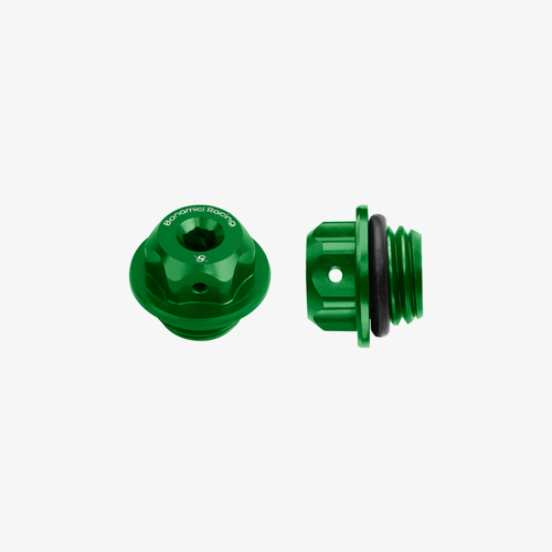 Bonamici Racing Aluminum oil cap for Honda - Ducati 848/1098/1198 M19,5x2,5 - GREEN