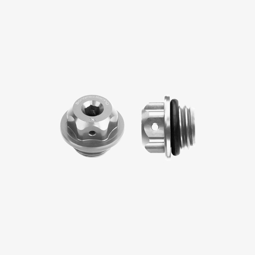 Bonamici Racing Aluminum oil cap for Honda - Ducati 848/1098/1198 M19,5x2,5 - SILVER