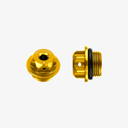 Bonamici Racing Aluminum oil cap for Aprilia RS660 M20x1,5 - GOLD