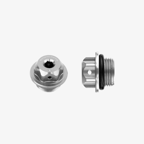 Bonamici Racing Aluminum oil cap for Aprilia RS660 M20x1,5 - SILVER