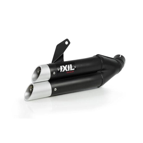 IXIL Dual Hyperlow XL Slip-On For Honda CBR500R / CB500 (2019 - Onwards) - Black