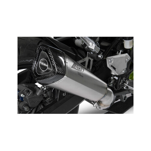 Zard Titanium Slip-On Exhaust (Homologated) For Kawasaki Z900 (2020 - Onwards)